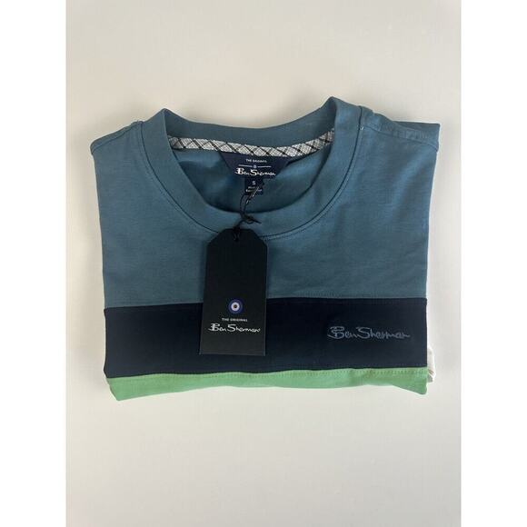 Ben Sherman Men’s Small White Coconut Milk Cotton Short Sleeve Shirt - Picture 2 of 9